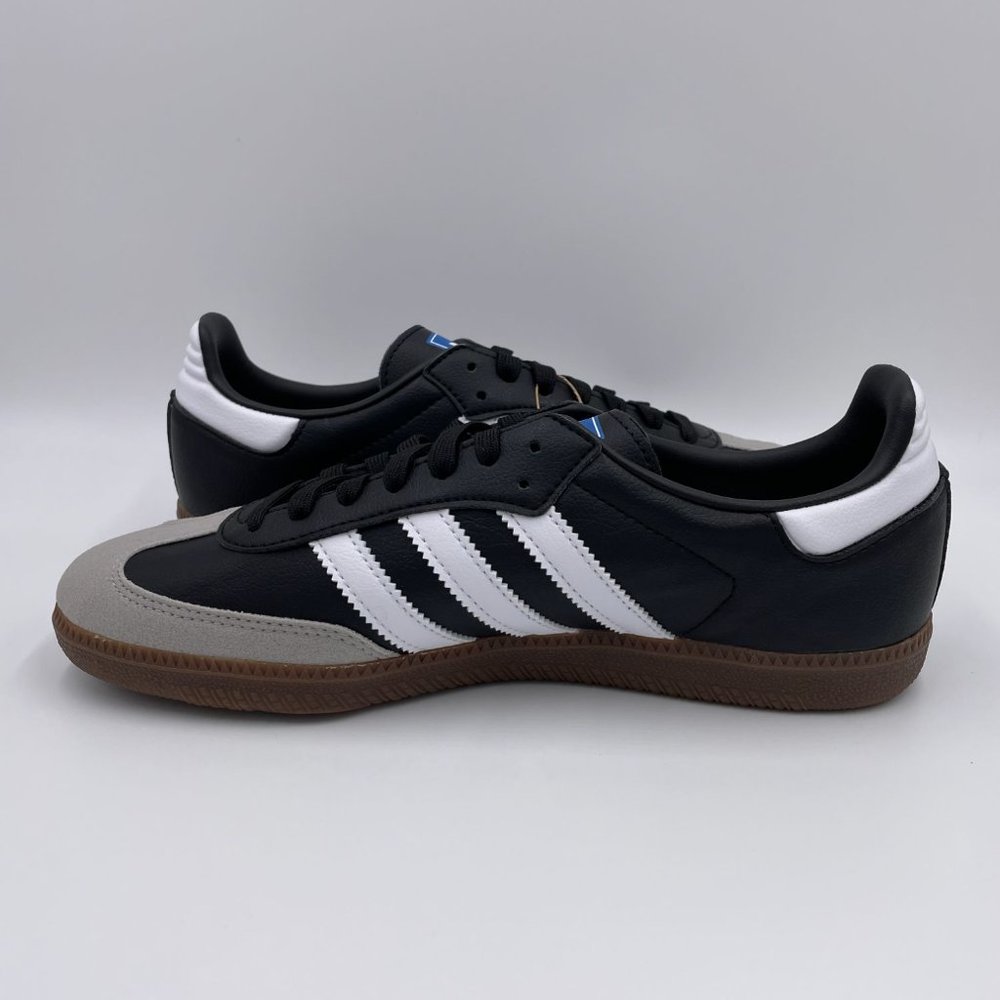 Adidas Samba Vegan Black / White / Gum Mens Shoes - Picture 2 of 8